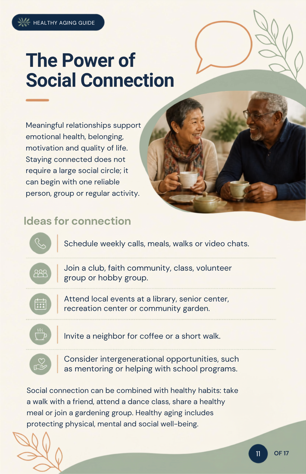 Healthy Aging Guide