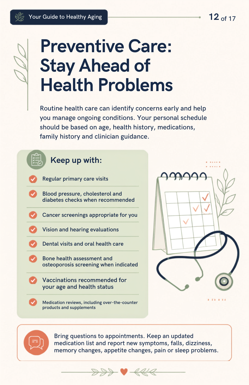Healthy Aging Guide