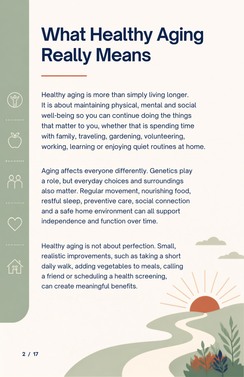 Healthy Aging Guide